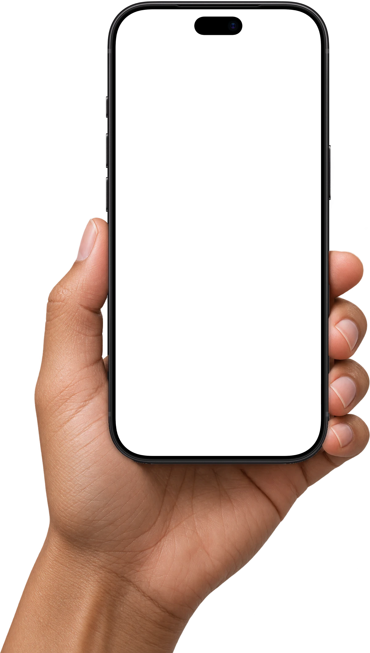 A hand holding an iPhone showing a chat with Alex, Onestop's assistant